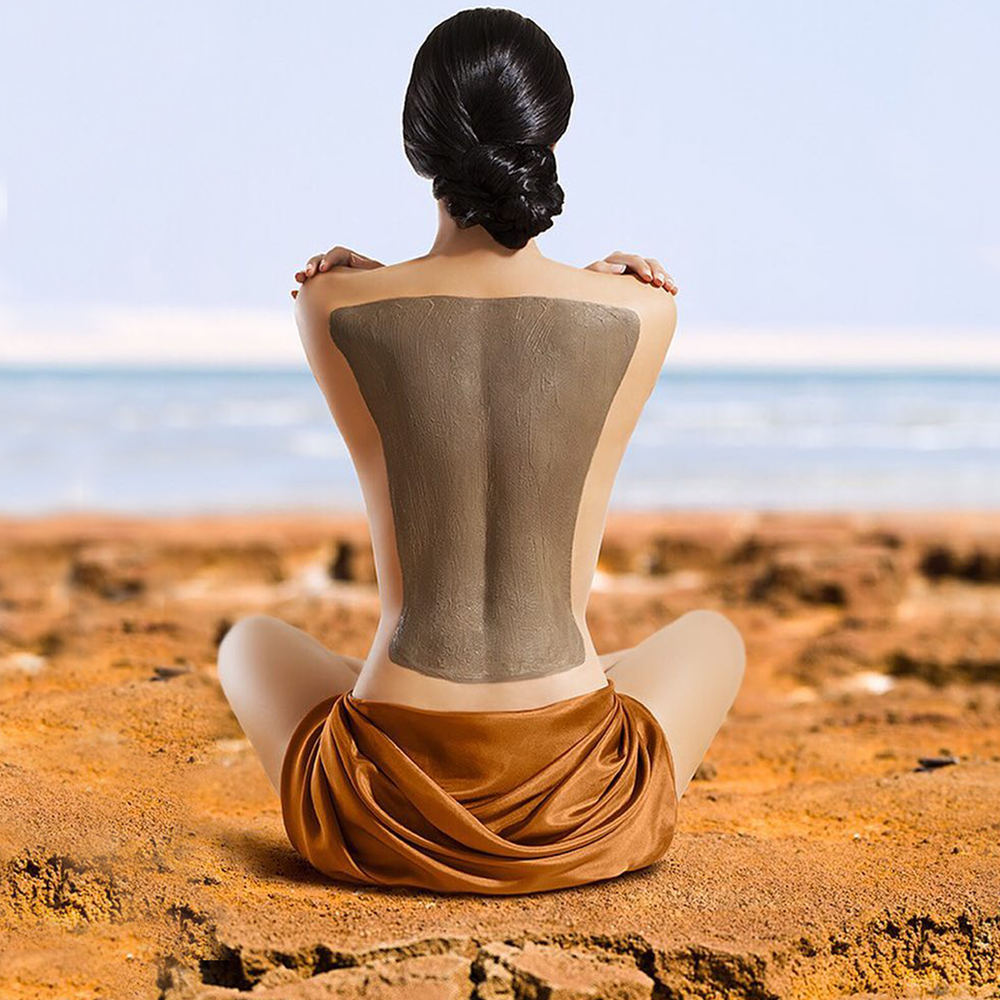 Rivage Dead Sea Body Mud Mask mineral rich body treatment to detoxify exfoliate and rejuvenate skin