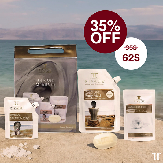 YOUR SPA AT HOME: Dead Sea Mineral Care Set + FREE Bag