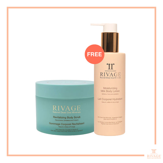 Polish & Hydrate: Revitalizing Body Scrub + Milk Body Lotion