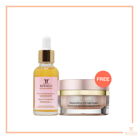 Anti-Aging Power: Skin Correcting Serum + Replenishing Anti-Age Cream